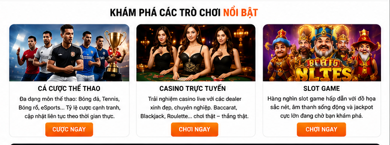 Trò chơi nổi bật